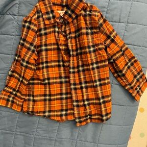 Fall plaid button down